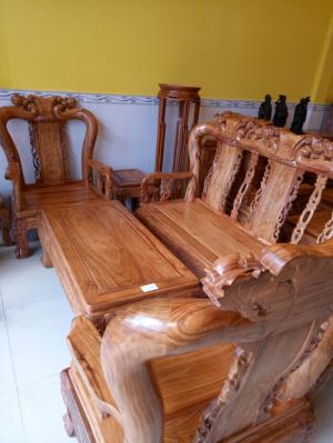 Bộ bàn ghế minh quốc đào gỗ hương