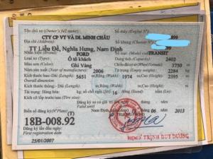 Bán xe Ford Transit 16 chỗ đăng ký lần đầu 2007 xe cực chất, thương lượng nhiệt tình