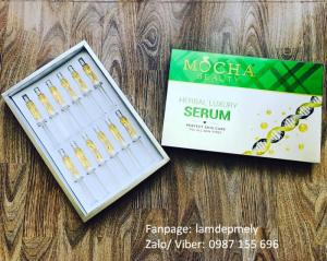 HERBAL LUXURY SERUM MOCHA_ Công thức dưỡng dành riêng cho da mặt nhạy cảm, sần sùi