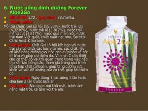 Nước uống dinh dưỡng Forever Aloe2Go