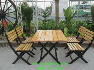 Bàn ghế gỗ quán nhậu giá rẻ