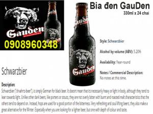 Bia đen GauDen cực ngon