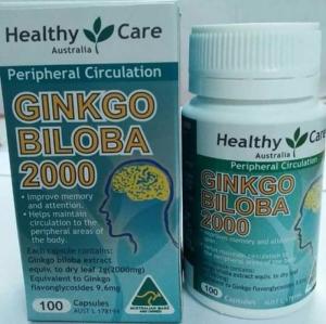 Ginkgo Biloba healthy care cho người suy giảm trí nhớ