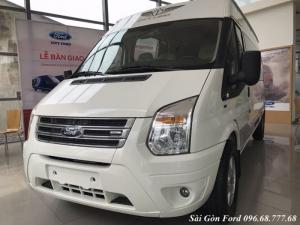 Khuyến Mãi Mua Ford Transite Limousine 2018 Số Sàn Màu Trắng Ngọc Trinh 190Tr. Vay 85% Xe Giao Ngay