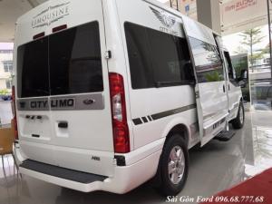 Khuyến Mãi Mua Ford Transite Limousine 2018 - Hổ Trợ Vay 85% Giá Trị Xe. Hỗ trợ hộ khẩu ở TPHCM và tỉnh từ Nha Trang trở vào