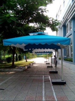 Ô dù cafe ,dù lệch tâm vuông