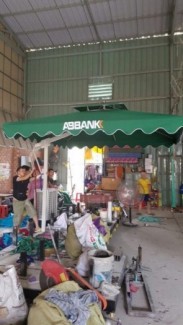 Ô dù cafe ,dù lệch tâm vuông