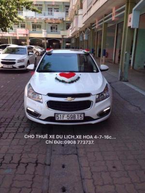 Cho thuê xe chervolet cruze 2016, số tự động