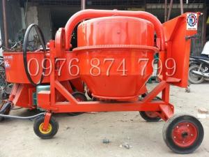 Máy trộn bê tông lật nghiêng 350L 1 bao xi Quyết Tiến