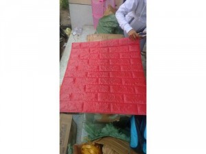 Xốp 3D dán tường giả gạch .