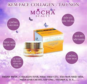 Kem FACE COLLAGEN TẢO NON Mocha