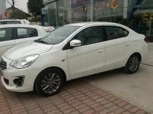 Mitsubishi ATTRAGE, số sàn nhập khẩu, 5L/100km, chạy Grab, Dịch vụ số 1.Cho vay 80%.