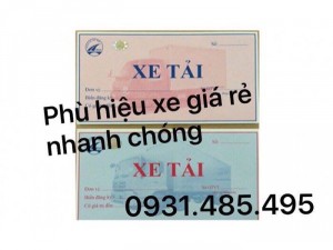 Trọn gói phù hiệu vận tải và thiết bị giám sát hành trình giá rẻ ở tphcm