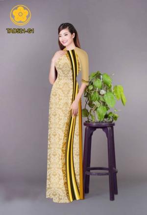 Vải áo dài hoa văn TAD521