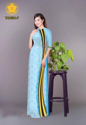 Vải áo dài hoa văn TAD521