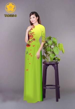 Vải áo dài hoa phượng TAD525