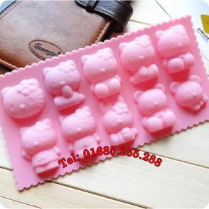 530 - Khuôn Silicon Mèo Kitty – Mã số 106