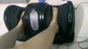 Máy massage chân giảm đau ấn huyệt, máy mát xa bắp chân Nhật Bản, máy xoa bóp chân giảm đau