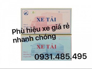 Làm phù hiệu vận tải giá rẻ ở Long An