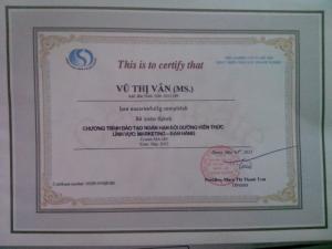 Thông báo về việc Mở lớp Đào tạo Marketing Bán hàng chuyên nghiệp