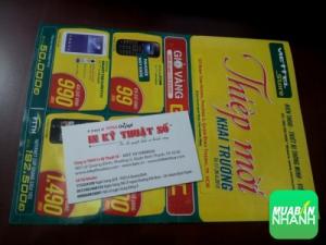 In tờ rơi giới thiệu dịch vụ làm tóc