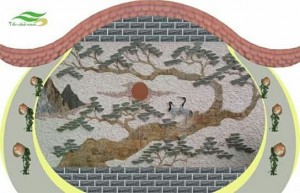 Trang trí tranh đá đẹp