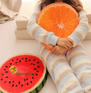 Đệm Ngồi Gối Ôm 3D Hình Trái Cây