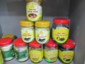 Viên bột nghệ mật ong - Bồi bổ, chữa dạ dày, tá tràng