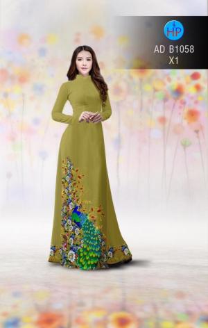 Vải áo dài hình công AD B1058