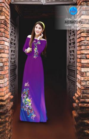 Vải áo dài AD N677