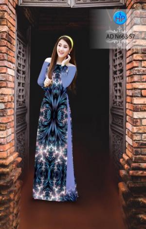 Vải áo dài AD N663