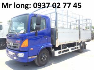 Xe Tải HINO 6T2 Mui Bạt , Xe Tải HINO FC9JJSW Mui Phủ , Xe HINO 6 Tấn mui phủ , giá xe HINO 6 Tấn