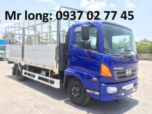 Xe Tải HINO 6T2 Mui Bạt , Xe Tải HINO FC9JJSW Mui Phủ , Xe HINO 6 Tấn mui phủ , giá xe HINO 6 Tấn