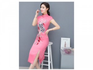 Đầm body thêu hoa cao cấp Quảng Châu
