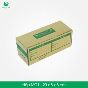MC1- Hộp Cao 20x8x8 cm- Hộp giấy Carton đóng gói gửi hàng thu hộ COD