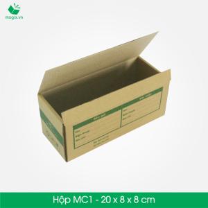 MC1- Hộp Cao 20x8x8 cm- Hộp giấy Carton đóng gói gửi hàng thu hộ COD