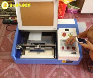 Máy laser 3020 cắt khắc phi kim như dấu, da, gỗ mica,tre…