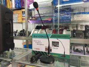 Micro cổ ngỗng Davidson TM223 Âm thanh mạnh giúp tăng cường phát âm chuẩn, rõ ràng.