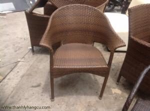 Công ty cần thanh lý ghế cafe kiểu sang trọng chất liệu nhựa giả mây
