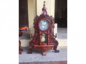 Đồng hồ gỗ hương vừa sang vừa đẹp
