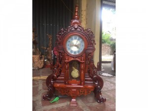 Đồng hồ gỗ hương vừa sang vừa đẹp