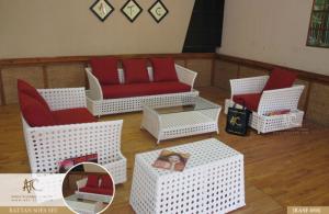 Cần thanh lý ghế cafe, sofa, kiểu sang trọng chất liệu nhựa giả mây dùng cho quán cafe