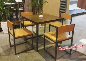 Ghế gỗ quán ăn quán nhậu cà phê trà sữa dành cho khách nhí