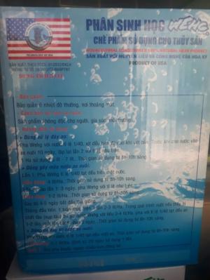Chế phẩm xử lý đáy ao thủy sản