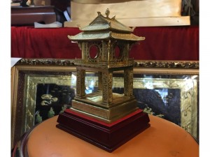 Tượng khuê văn các bằng đồng cao 18cm