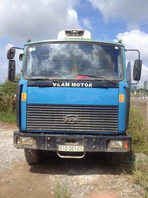 Xe ben cũ Veam 11.1 tấn 3 chân 2 cầu đời 2016