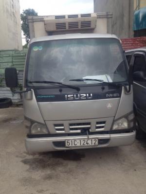 Xe tải cũ isuzu đông lạnh 1.1 tấn màu bạt