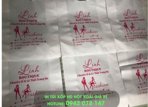 Túi xốp HD hột xoài màu tráng đục