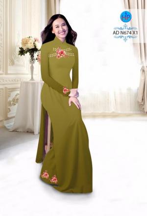 Vải áo dài AD N674