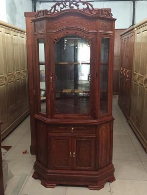 Tủ góc 70 gỗ hương vân